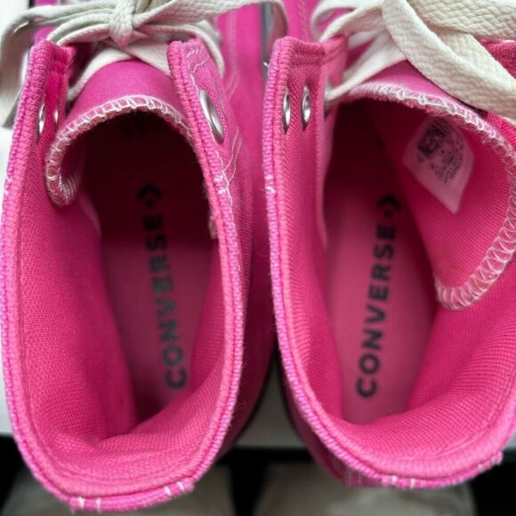 Converse Chuck Taylor All Star High Top Sneakers 'Smiley - Mod Pink' Women’s 9.5 - Picture 8 of 8